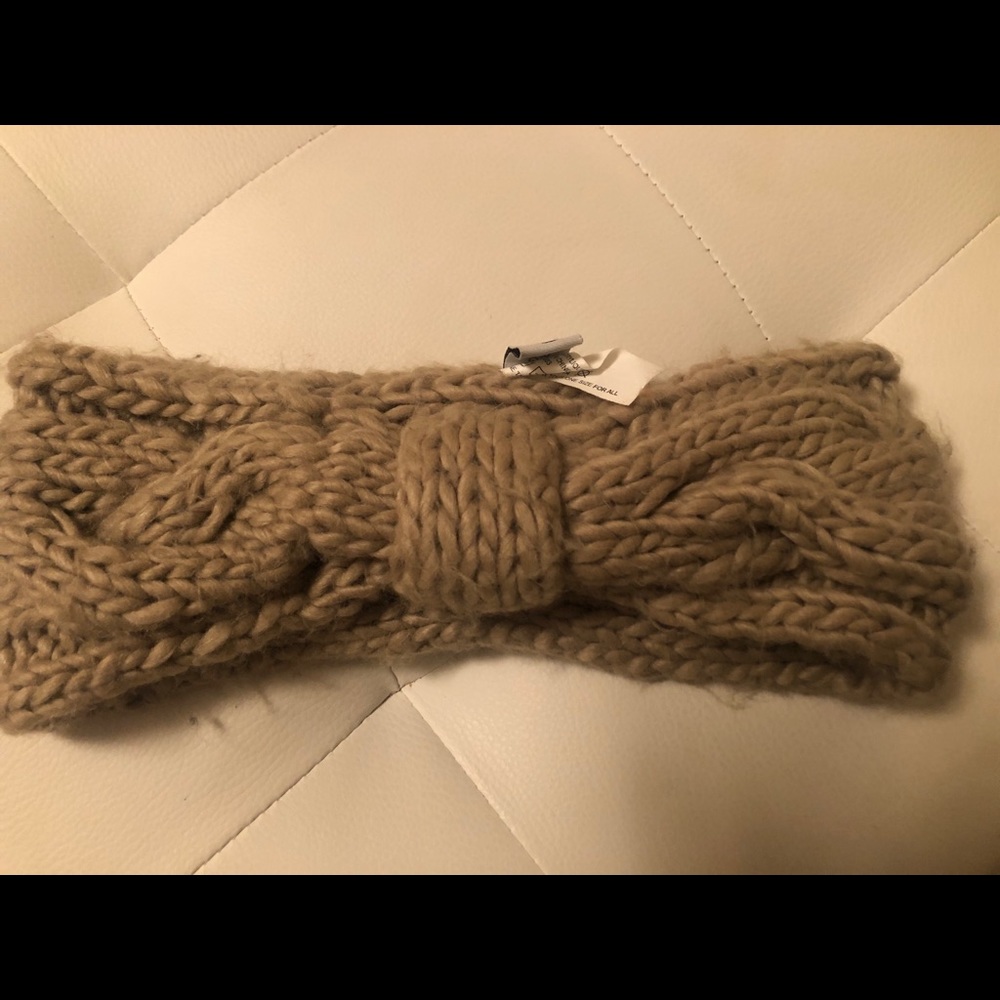 Little Burgundy Knit Headband